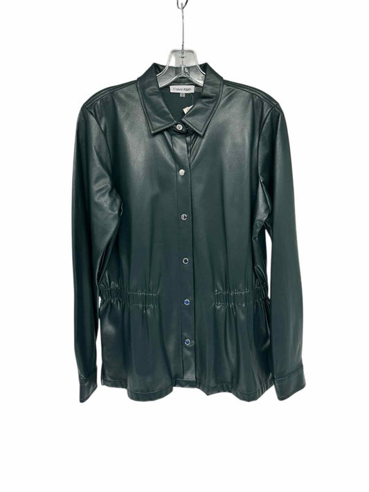 Calvin Klein Green Size M Long Sleeve Top