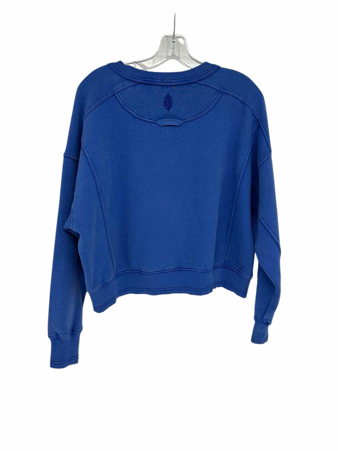 Free People Camden Sweatshirt Blue Size XS