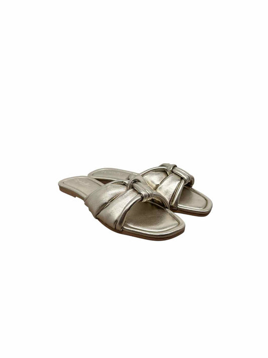 Seychelles Shades of Cool Sandals Metallic Gold Shoe Size 6