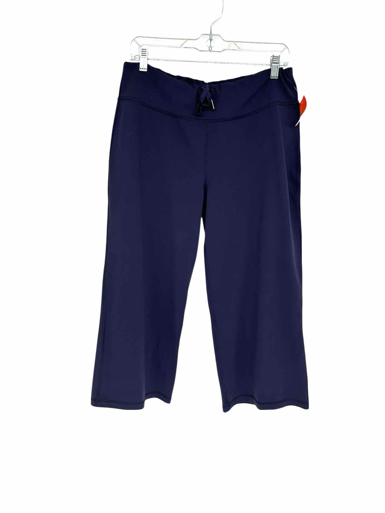 Lululemon On The Fly Wide Leg Crop Pant Navy Size 12