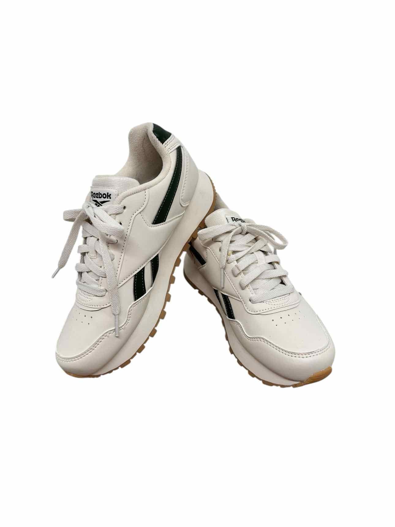 Reebok Harman Classic in Chalk & Green Sneakers Shoe Size 7