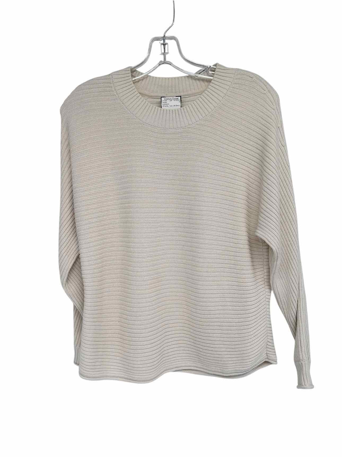 Lululemon Textured Crew Neck Sweater Off-white Size XS