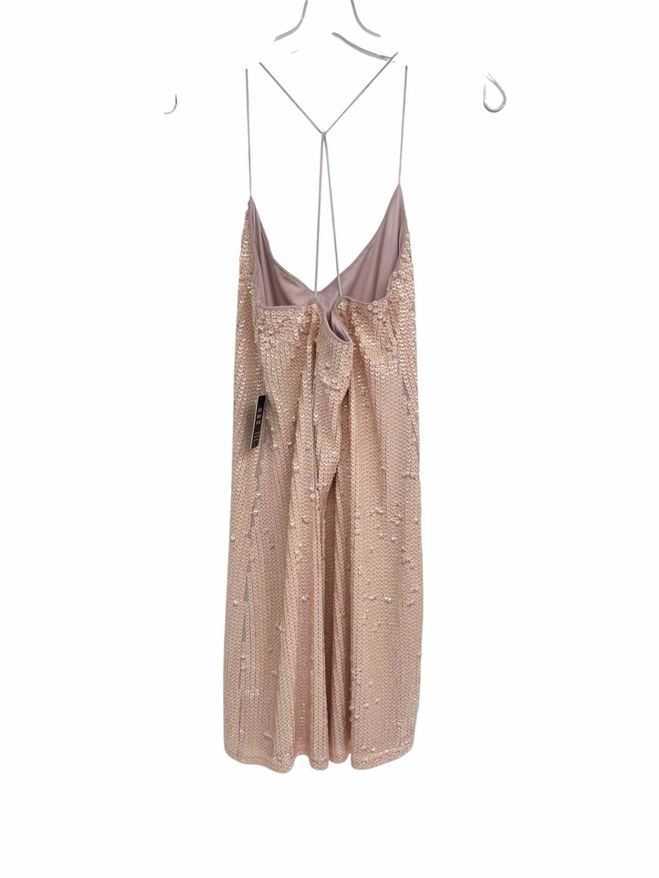 Express Blush Sequins Dress Size M **NEW**