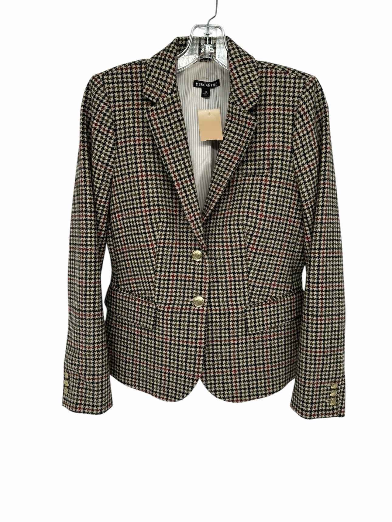 J. Crew Merchantile Multi-Color Blazer Size 4