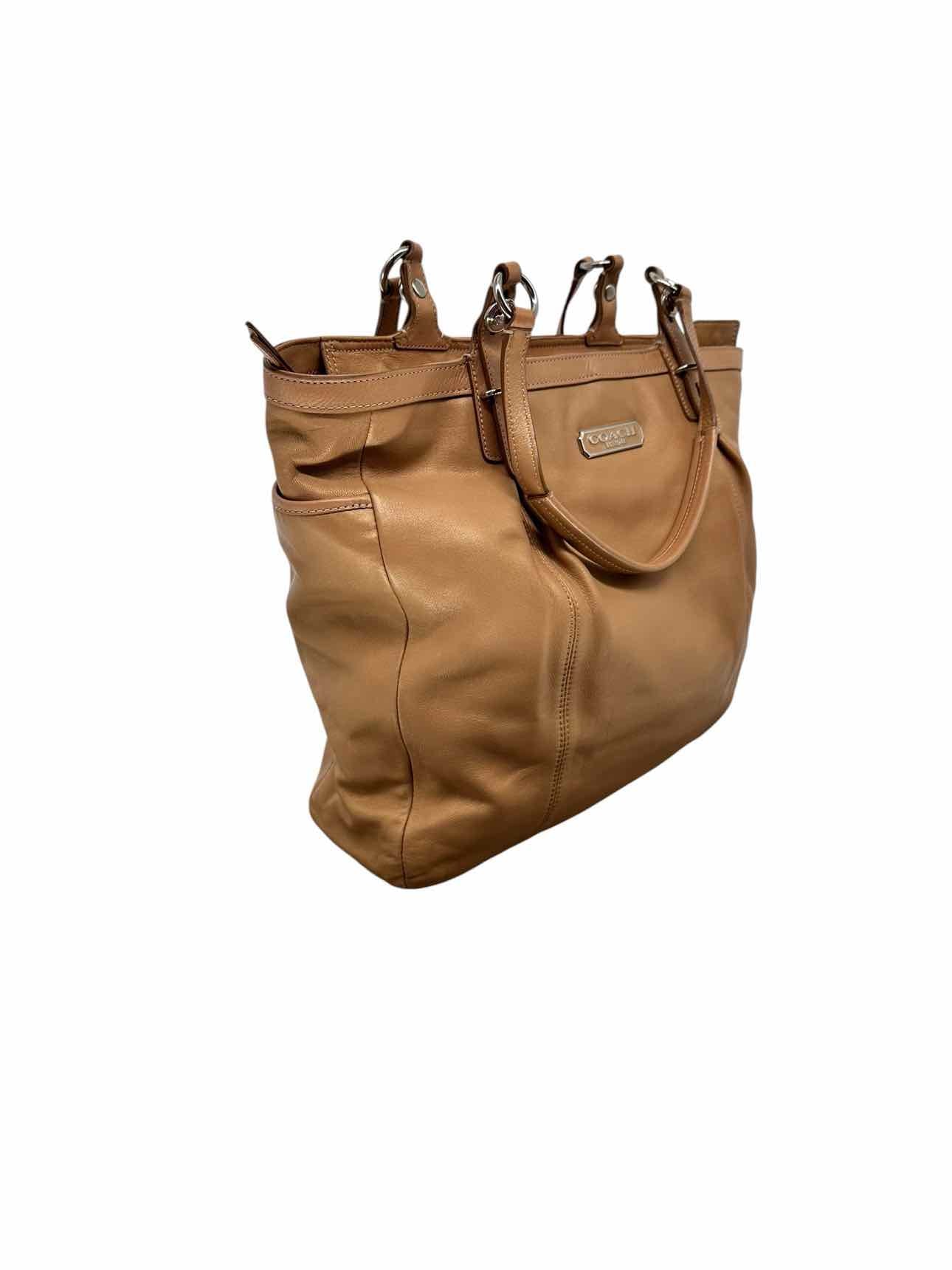 Coach Gallery Tote Beige Leather Tote