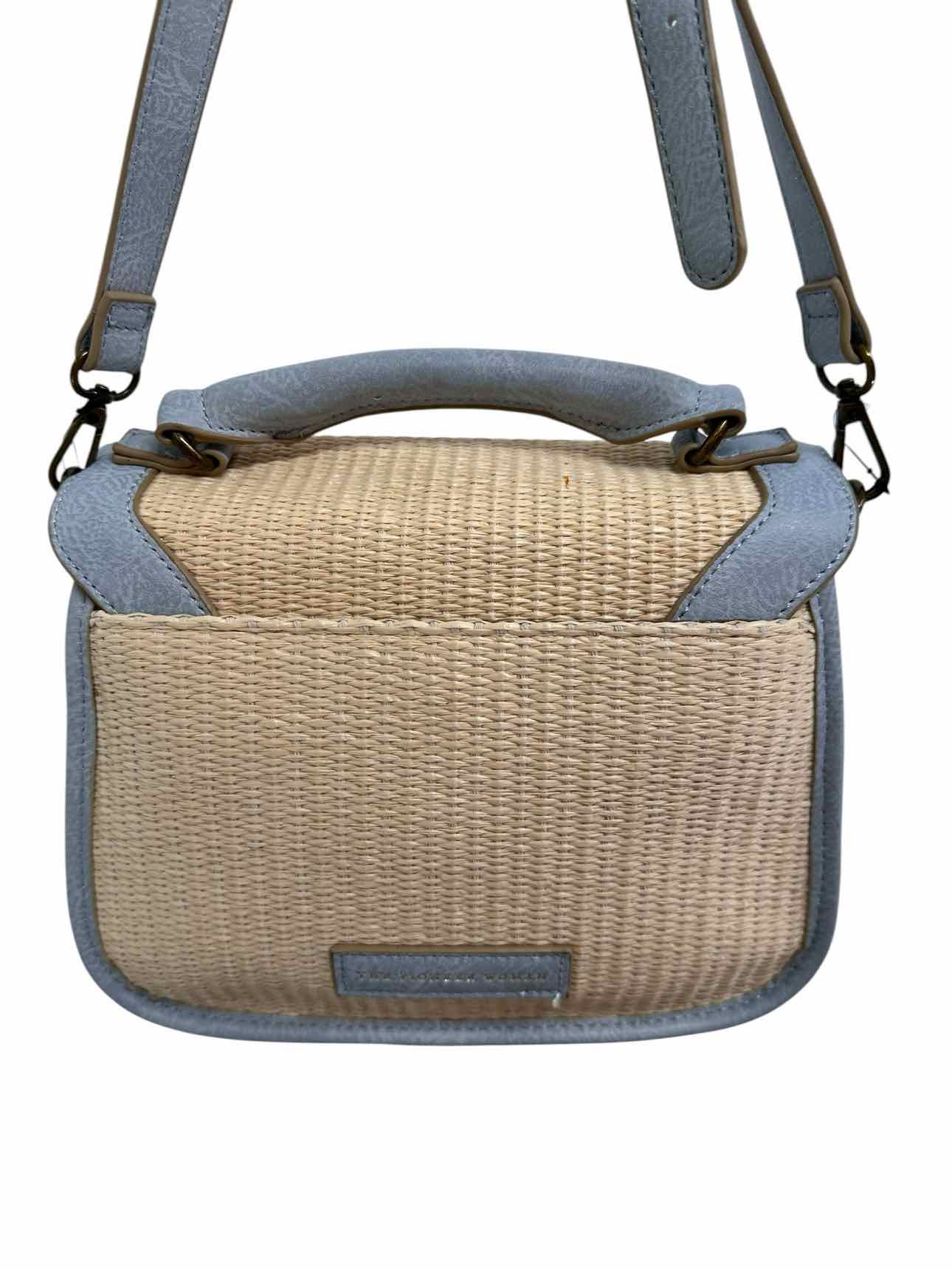 The Pioneer Woman Blue Straw Crossbody