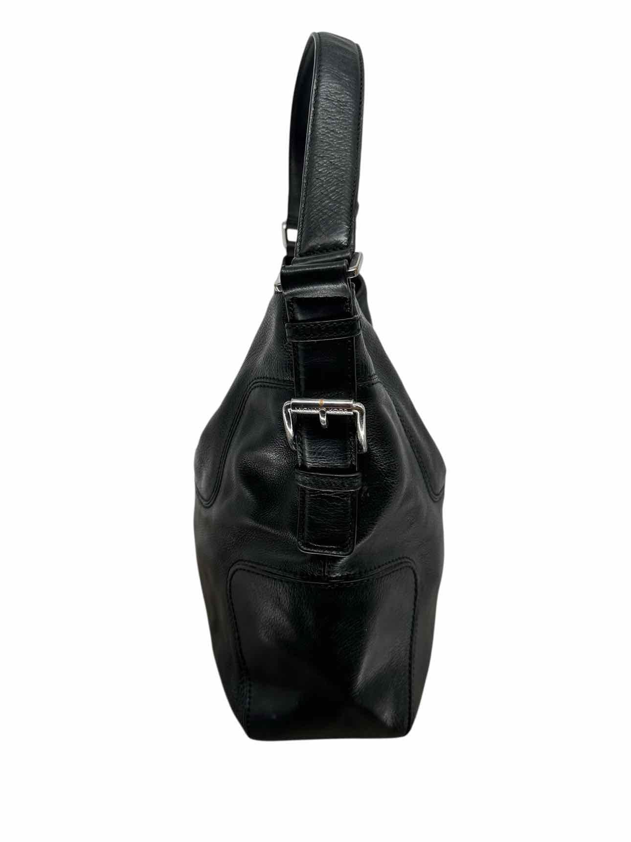 Michael Kors Black Leather Hobo