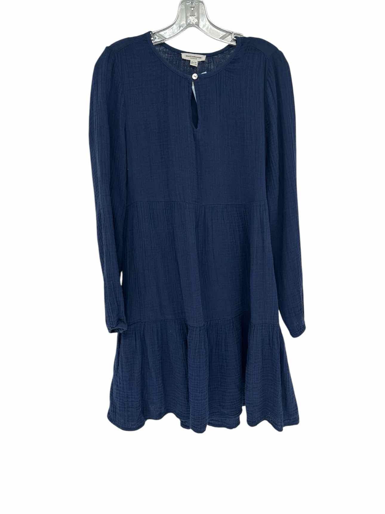 beachlunchlounge Navy Long Sleeve Dress Size XS