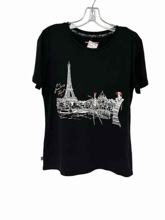 Karl Lagerfeld Black Size S T-shirt