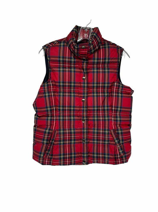 Land's End Red Puffer Vest Size S