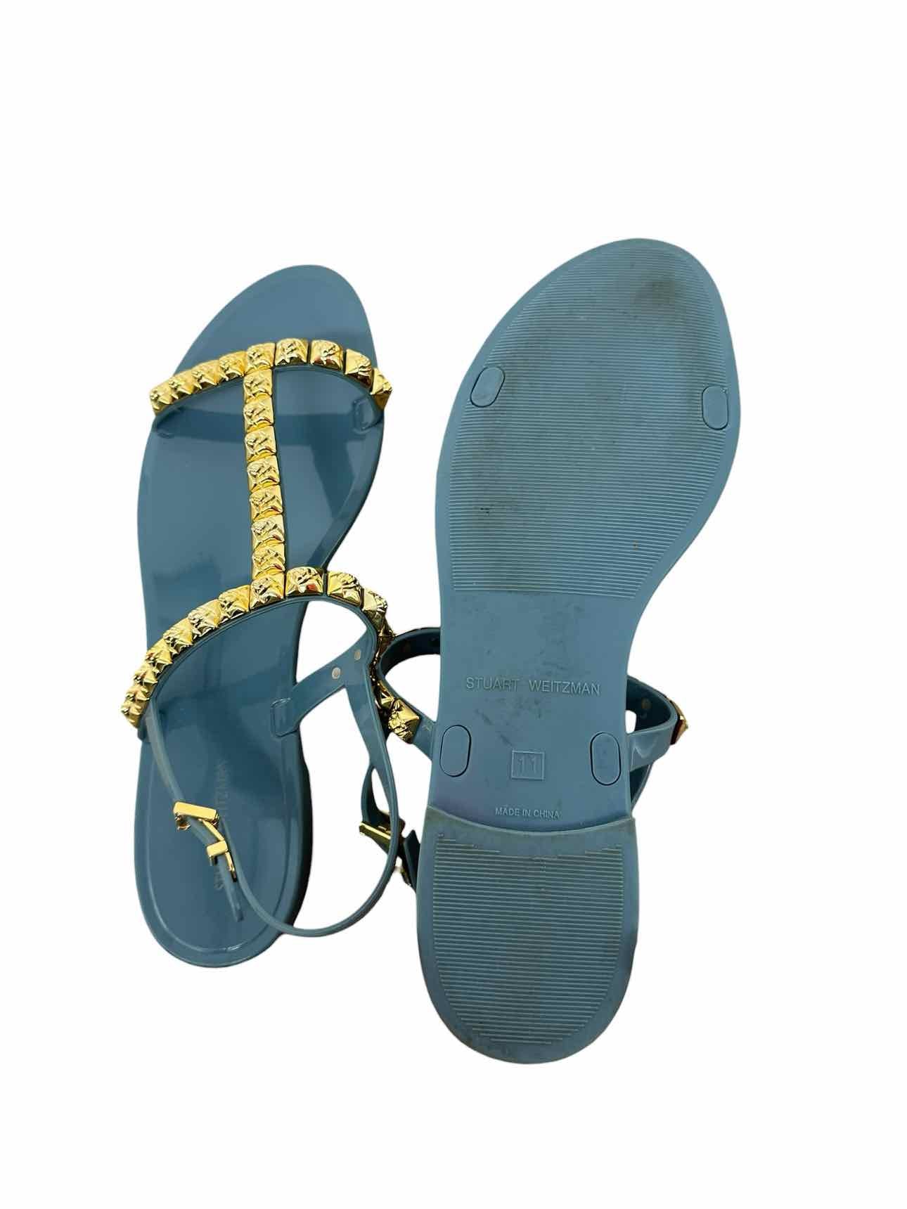 Stuart Weitzman Blue Shoe Size 11 Sandals
