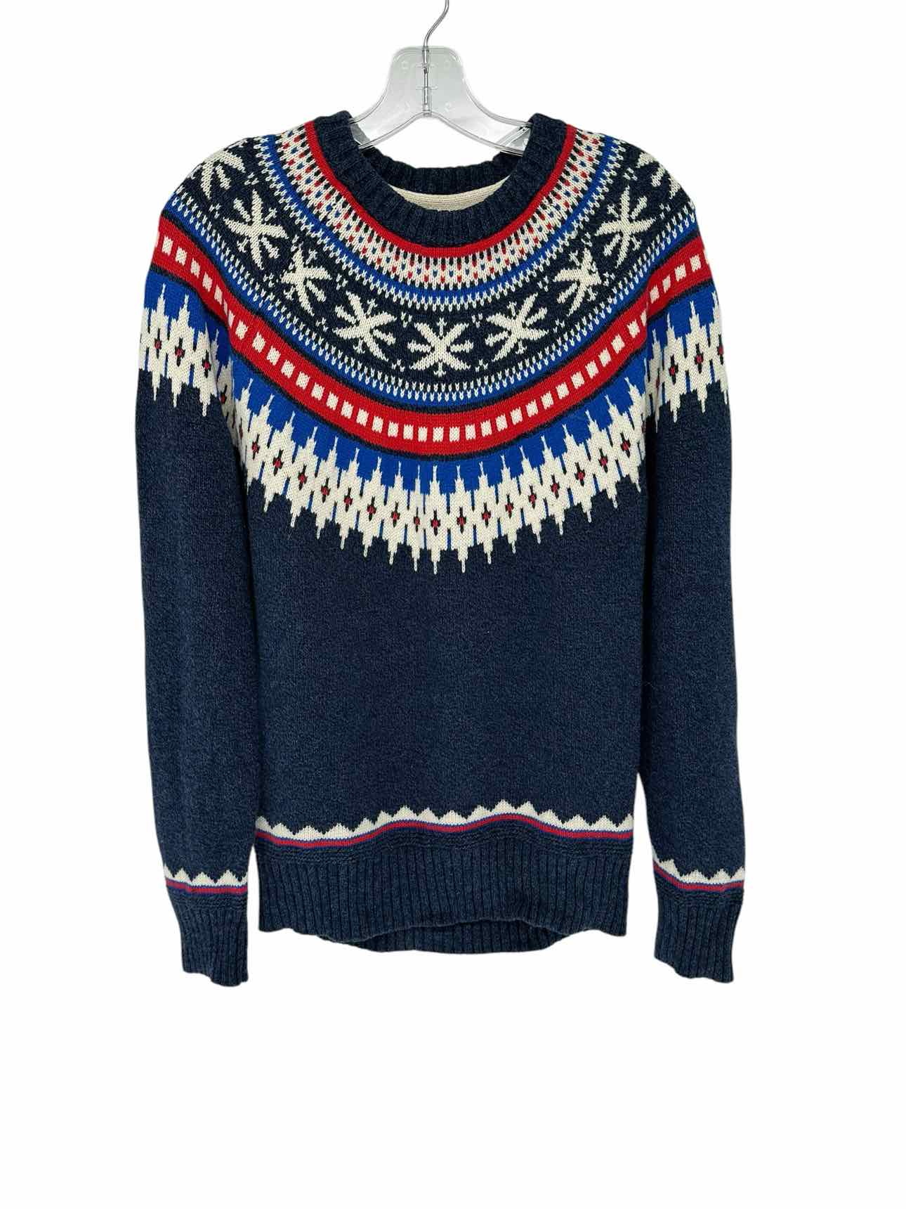 American Eagle Navy Faire Isle Sweater Size S