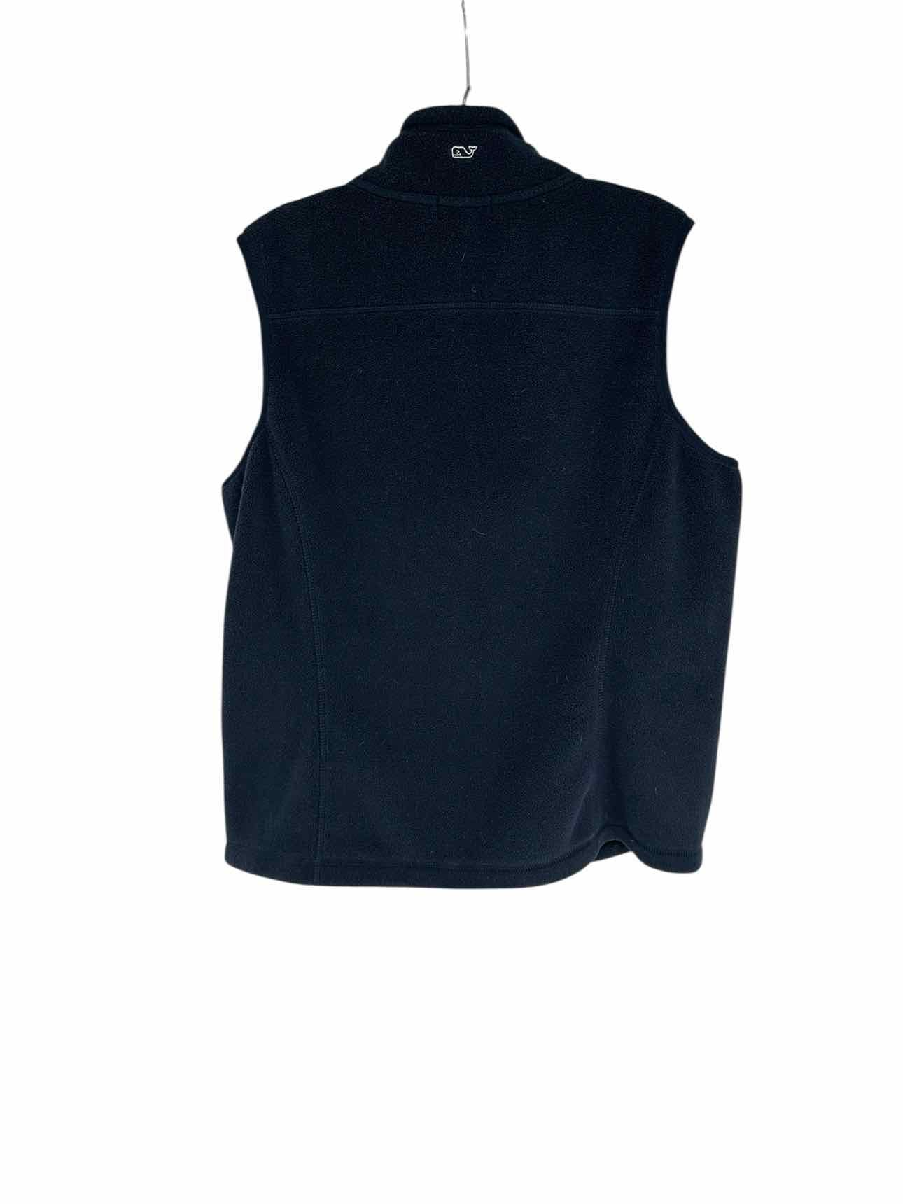 Vineyard Vines Navy Fleece Vest Size M