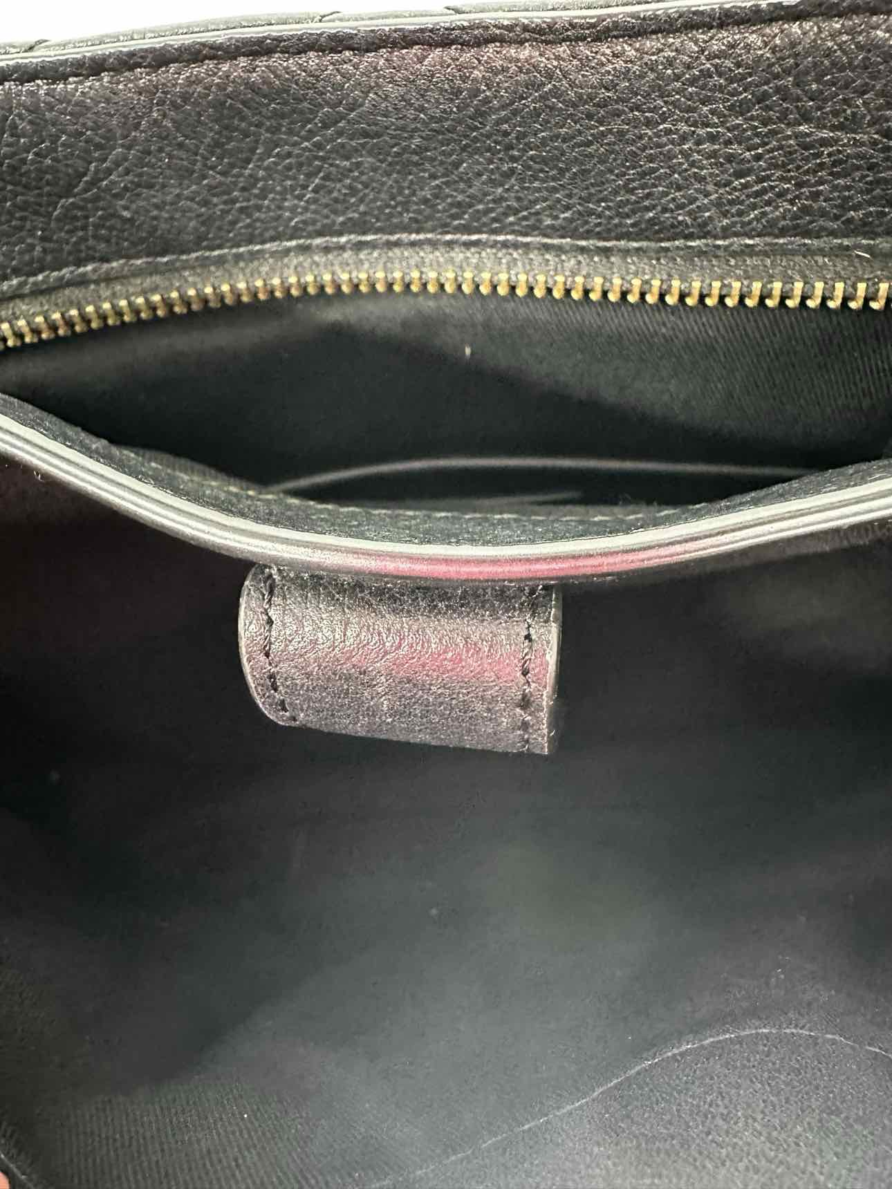 Rebecca Minkoff Edie Chevron Quilted Black Leather Shoulder Bag