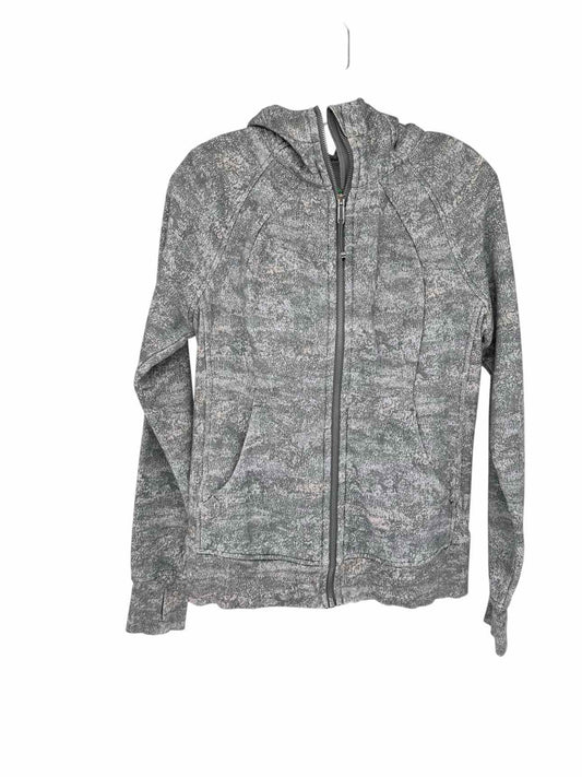 Lululemon Gray Scuba Zip Front Hoodie Size 6