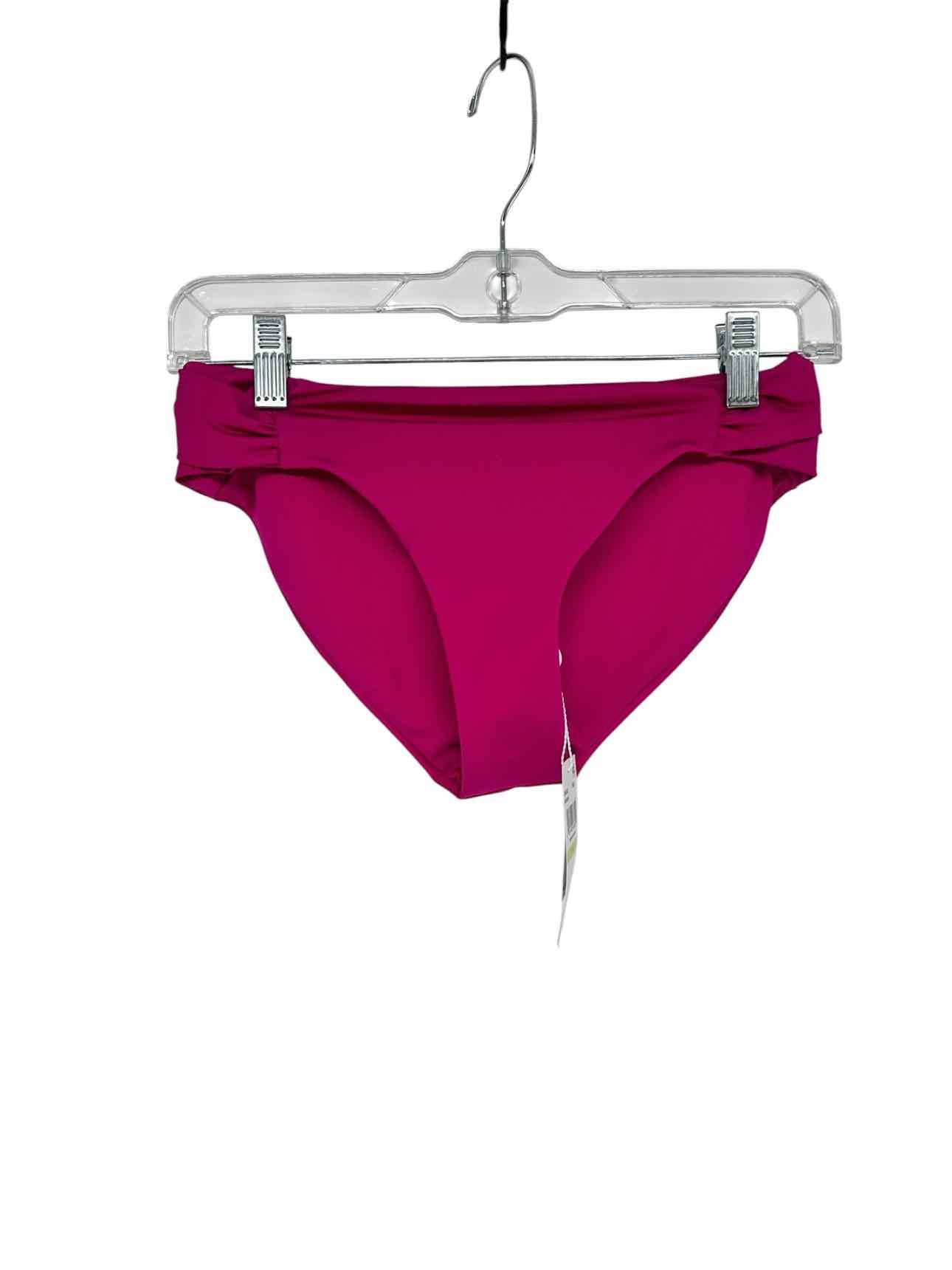 Trina Turk Hot Pink Shirred Hipster Swim Bottom Size 4 **NEW**