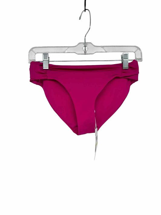 Trina Turk Hot Pink Shirred Hipster Swim Bottom Size 4 **NEW**