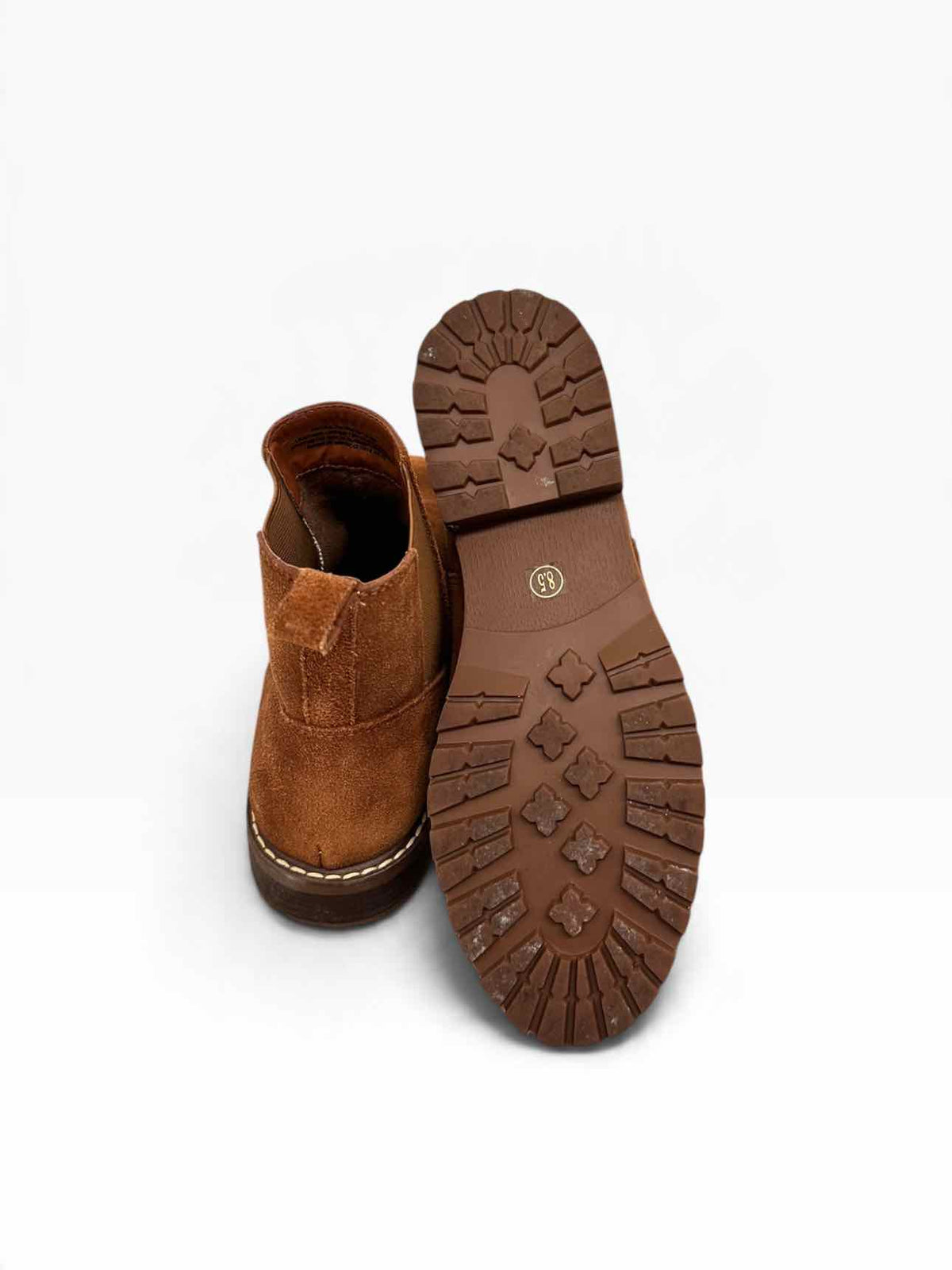Steve Madden Thyra Lug Sole Chesnut Bootie Shoe Size 8.5