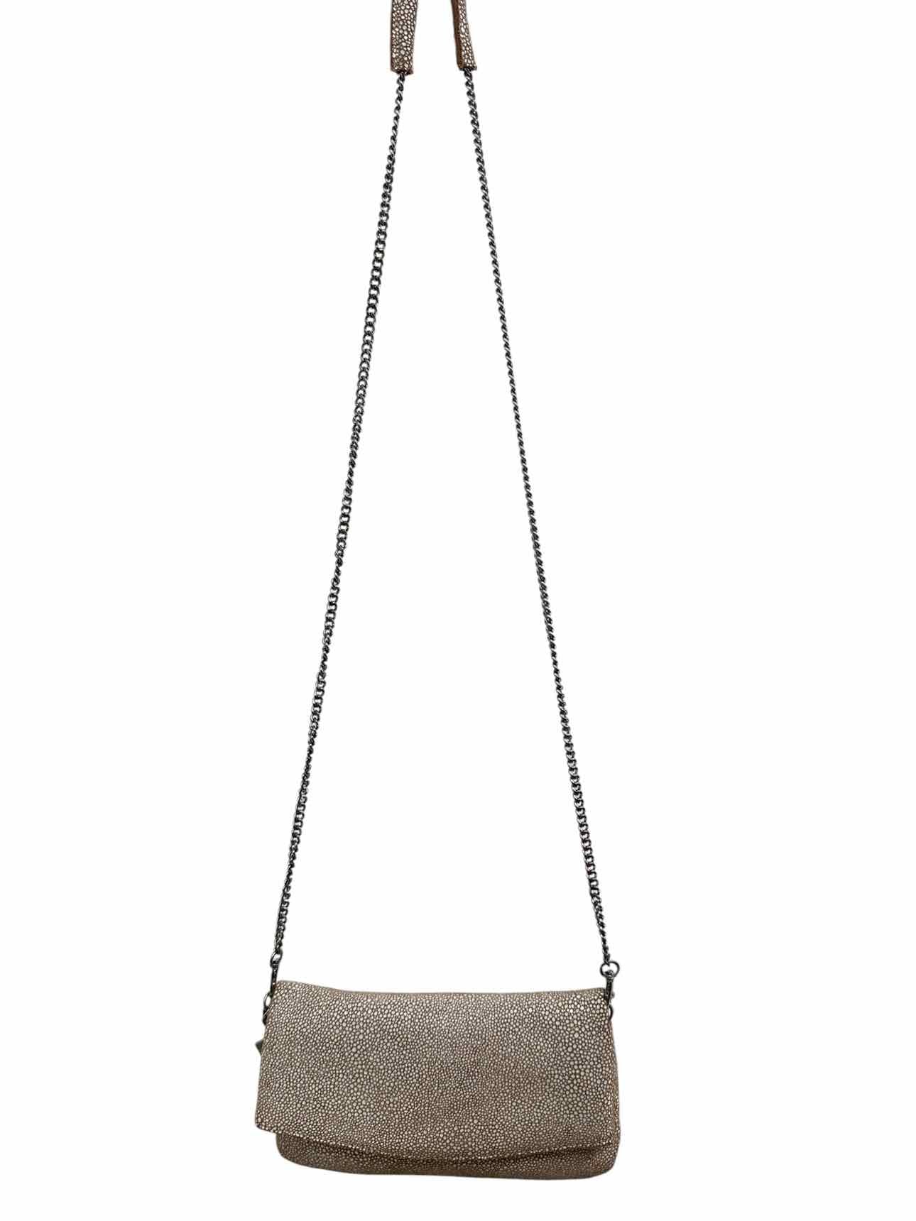 Sorial Beige Leather Crossbody