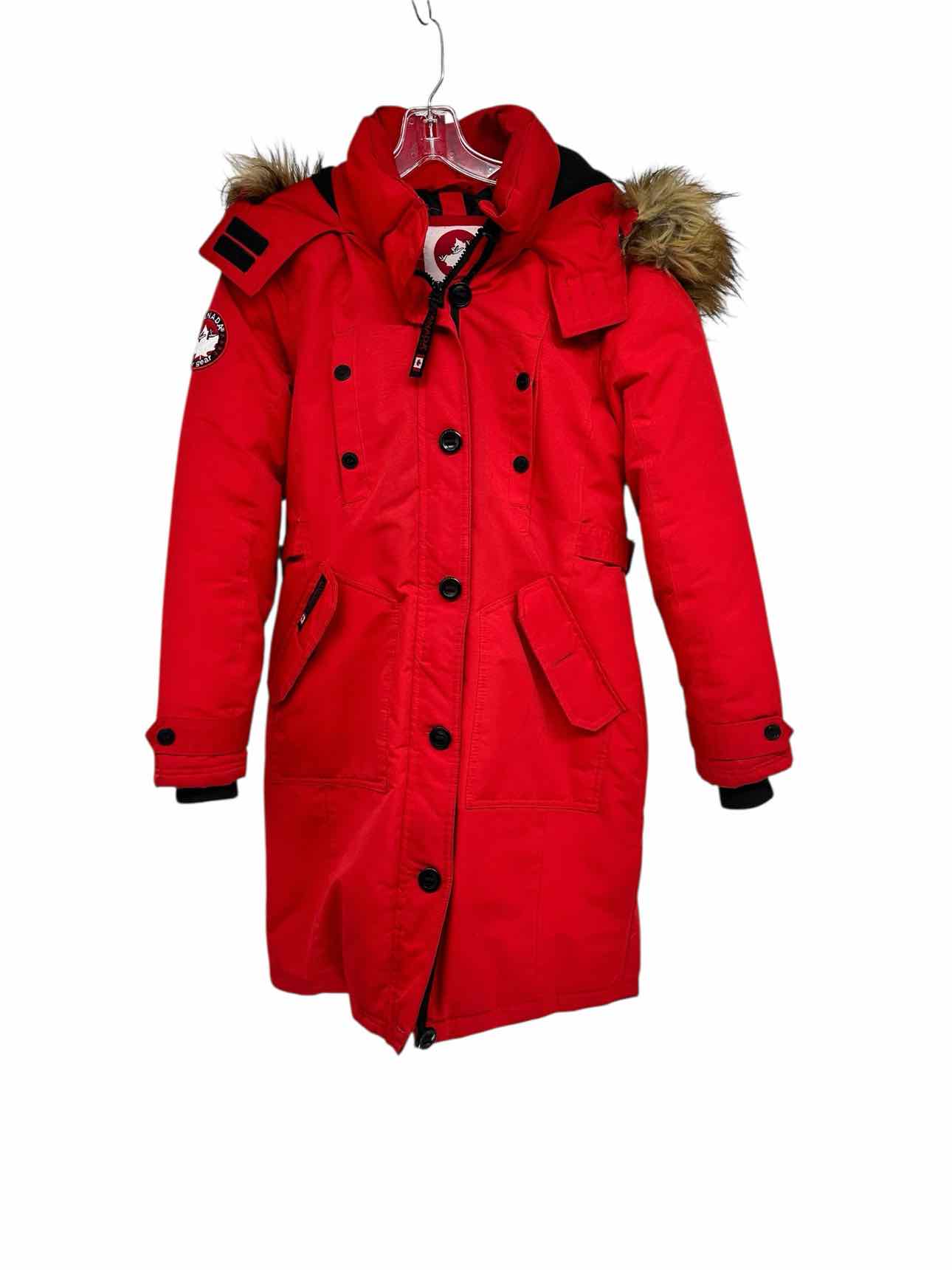 Canada Weather Gear Red Parka Size S