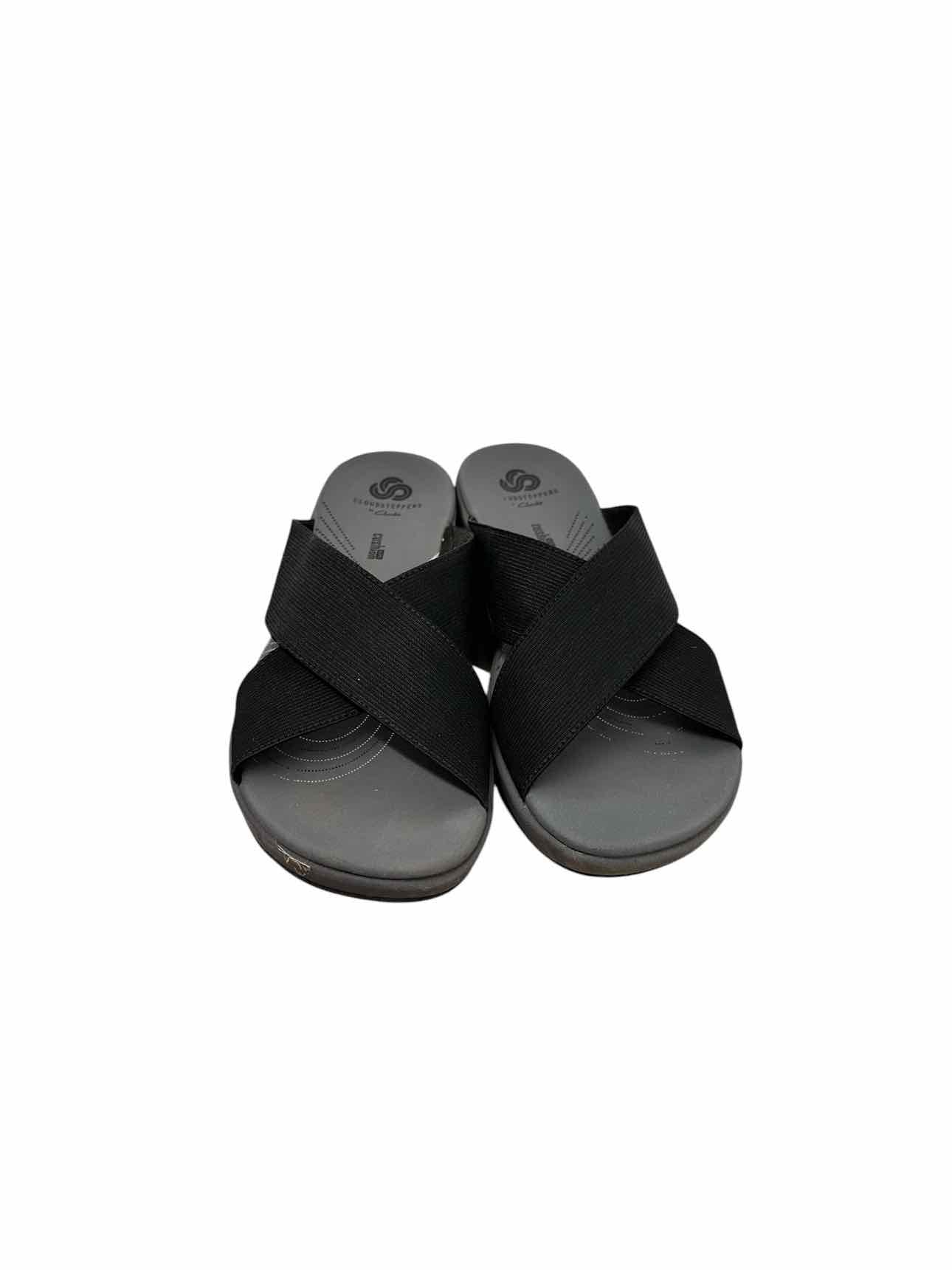 Clarks Arla Elin Black Sandals Shoe Size 7