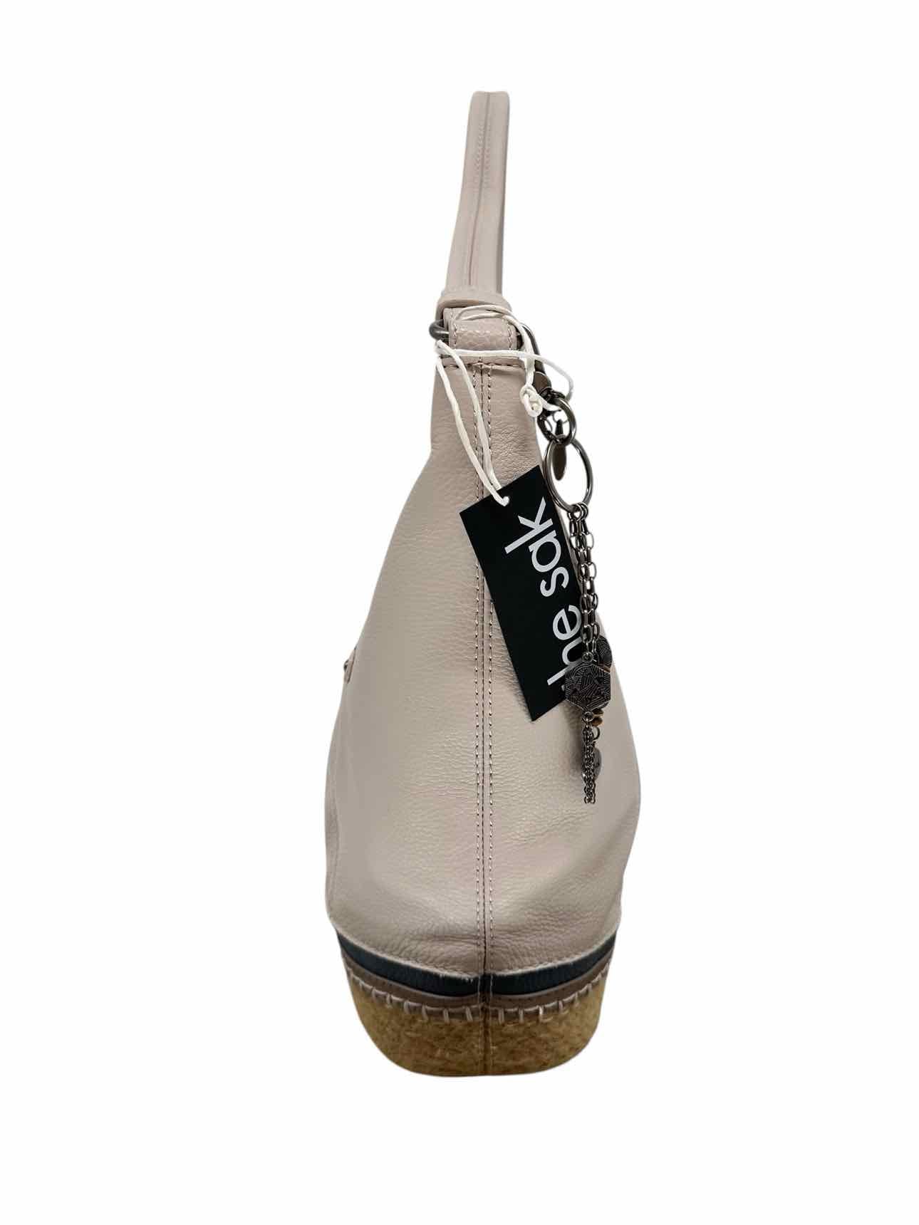 The Sak Sequoia Cream Leather Shoulder Bag