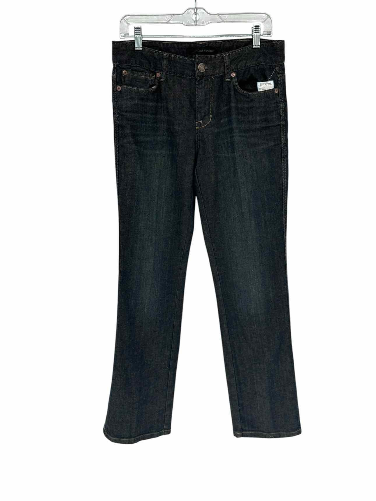 Calvin Klein Lean Boot Jeans Black Size 8 **NEW**