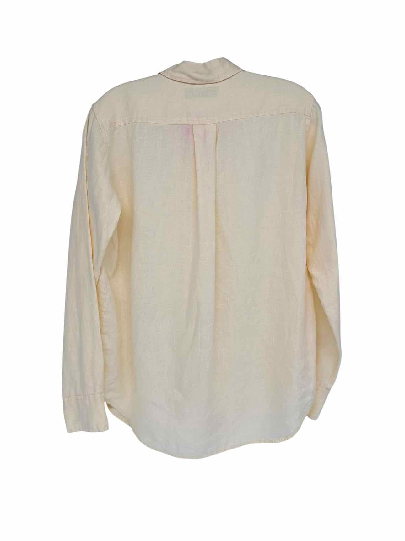 Everlane Must-Have Linen Shirt Yellow Size 2