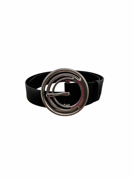 Silpada Black Leather Belt SIZE L