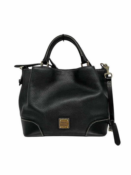 Dooney & Bourke Black Leather Brenna Satchel