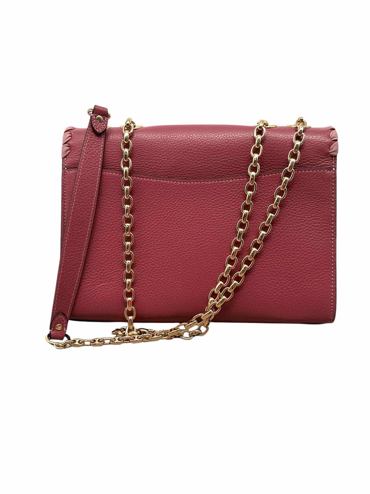 Coach Pink Whipstitch Lane Shoulder Bag - Leather **NEW**