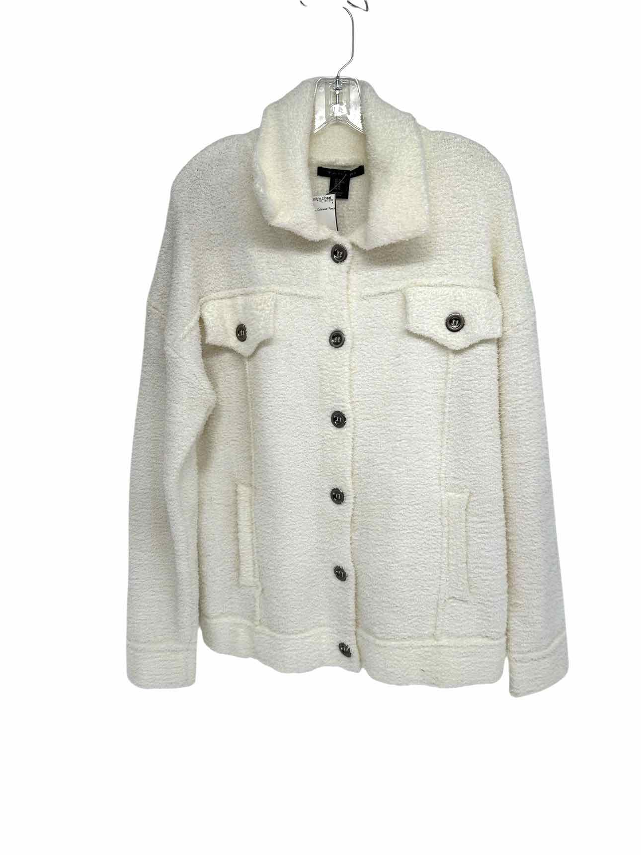 Tahari Off-White Shacket Size XL