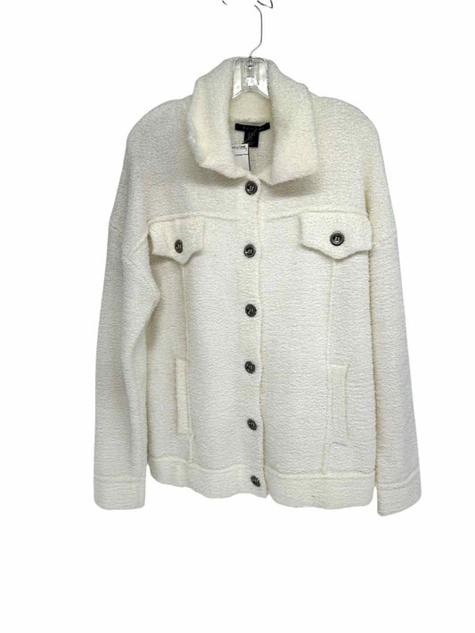 Tahari Off-White Shacket Size XL
