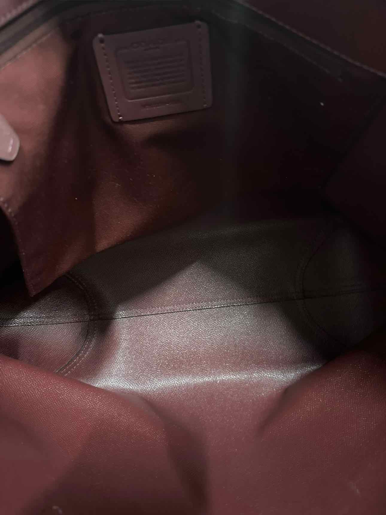 Coach City Tote Black Coated Canvas Tote