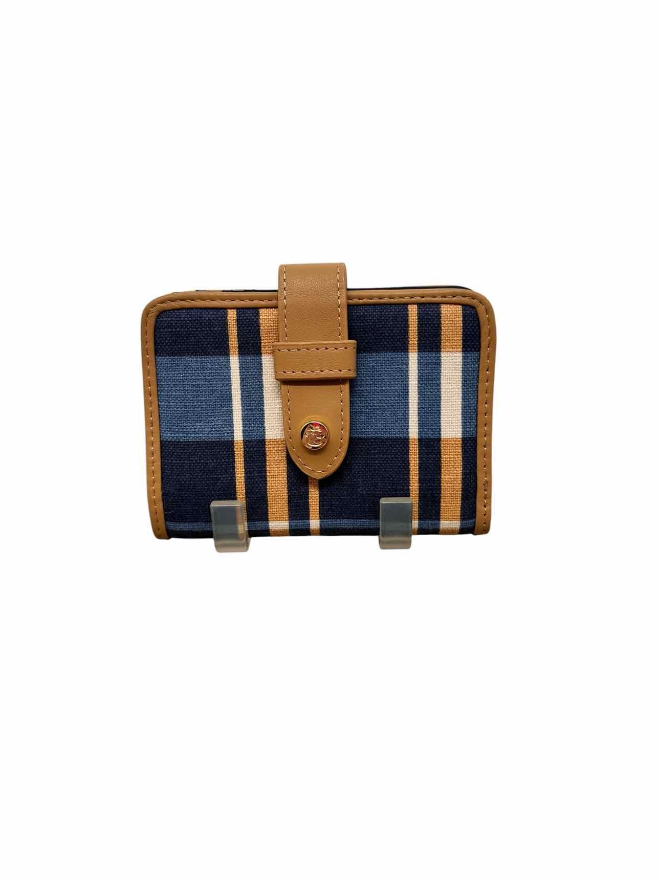 Spartina 449 League Mini Wallet Kalalanta Plaid Navy **NEW**