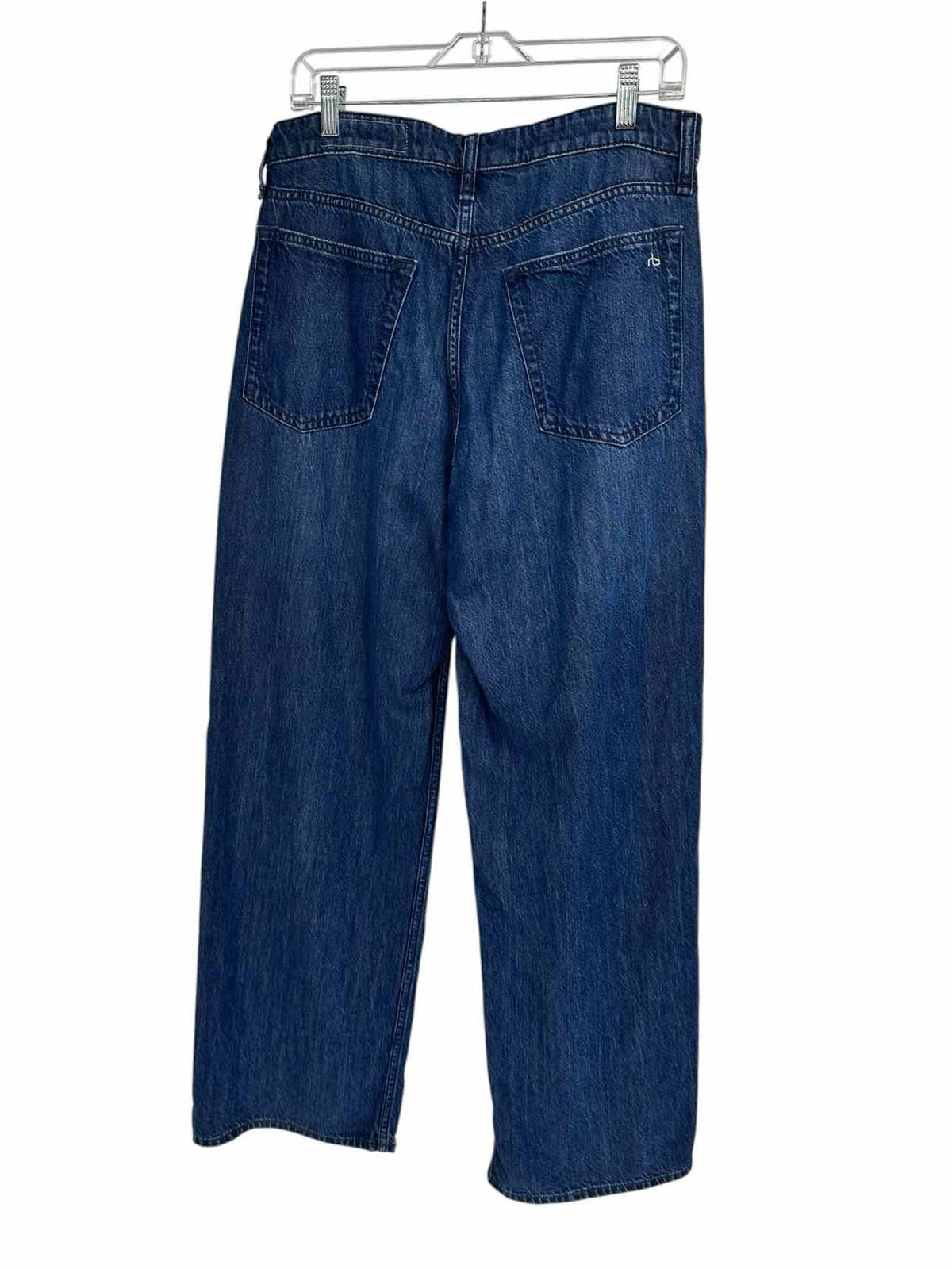 Rag & Bone Lori Mid-Rise Wide Leg Blue Jeans Size 6