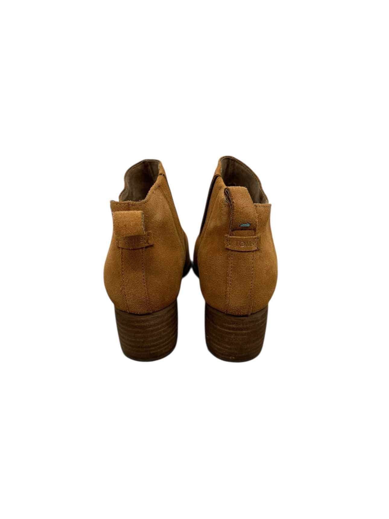 Toms Leilani Tan Bootie Shoe Size 6.5