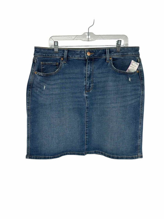 Sonoma Blue Jean Mini Skirt Size 14