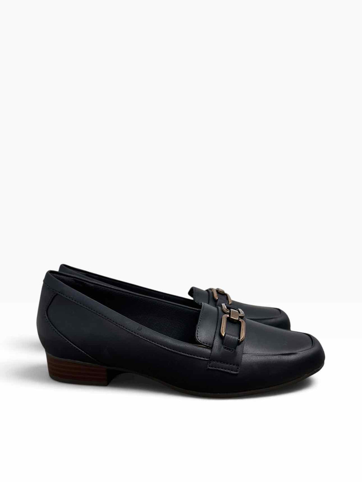 Clarks Juliet Echo Loafers Navy Shoe Size 8.5 **NEW**