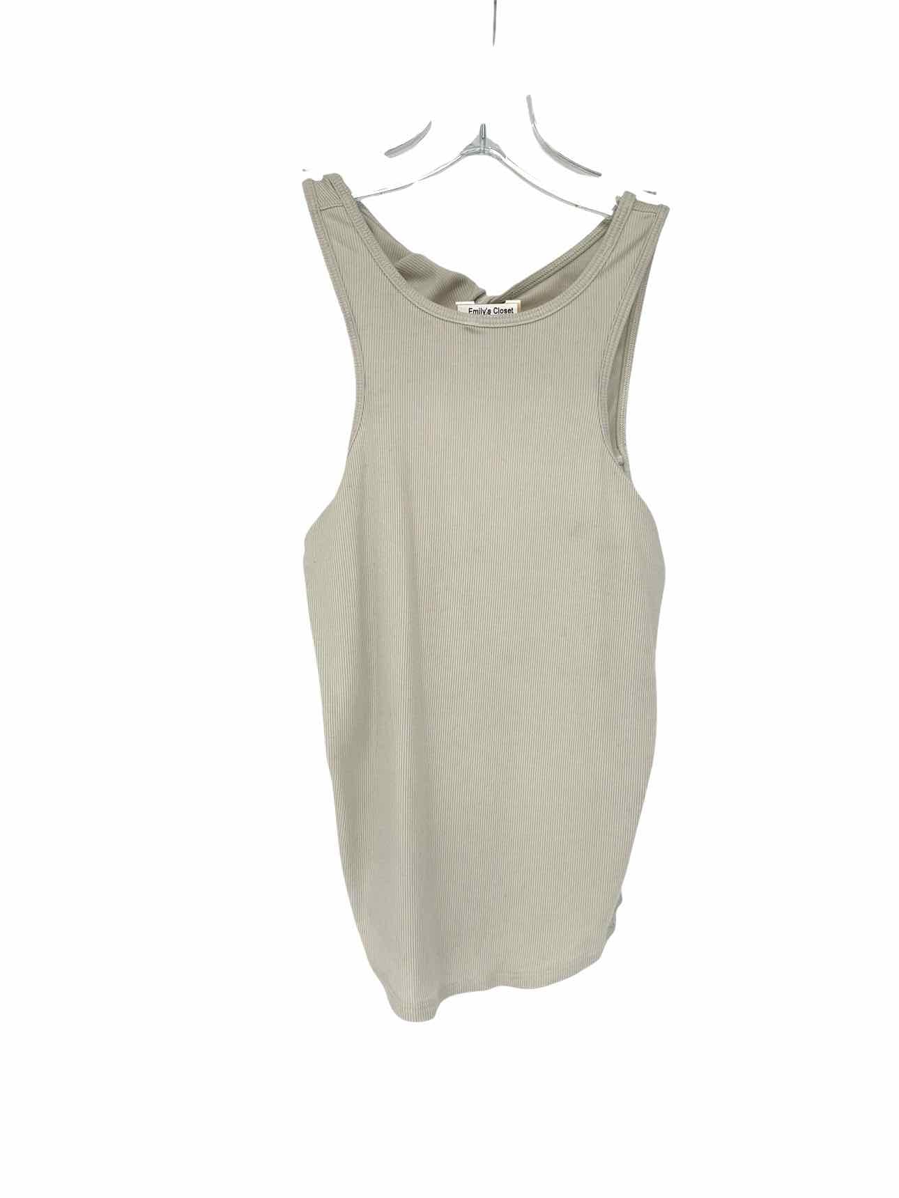 Lululemon White Twist Back Yoga Tank Top Size 4