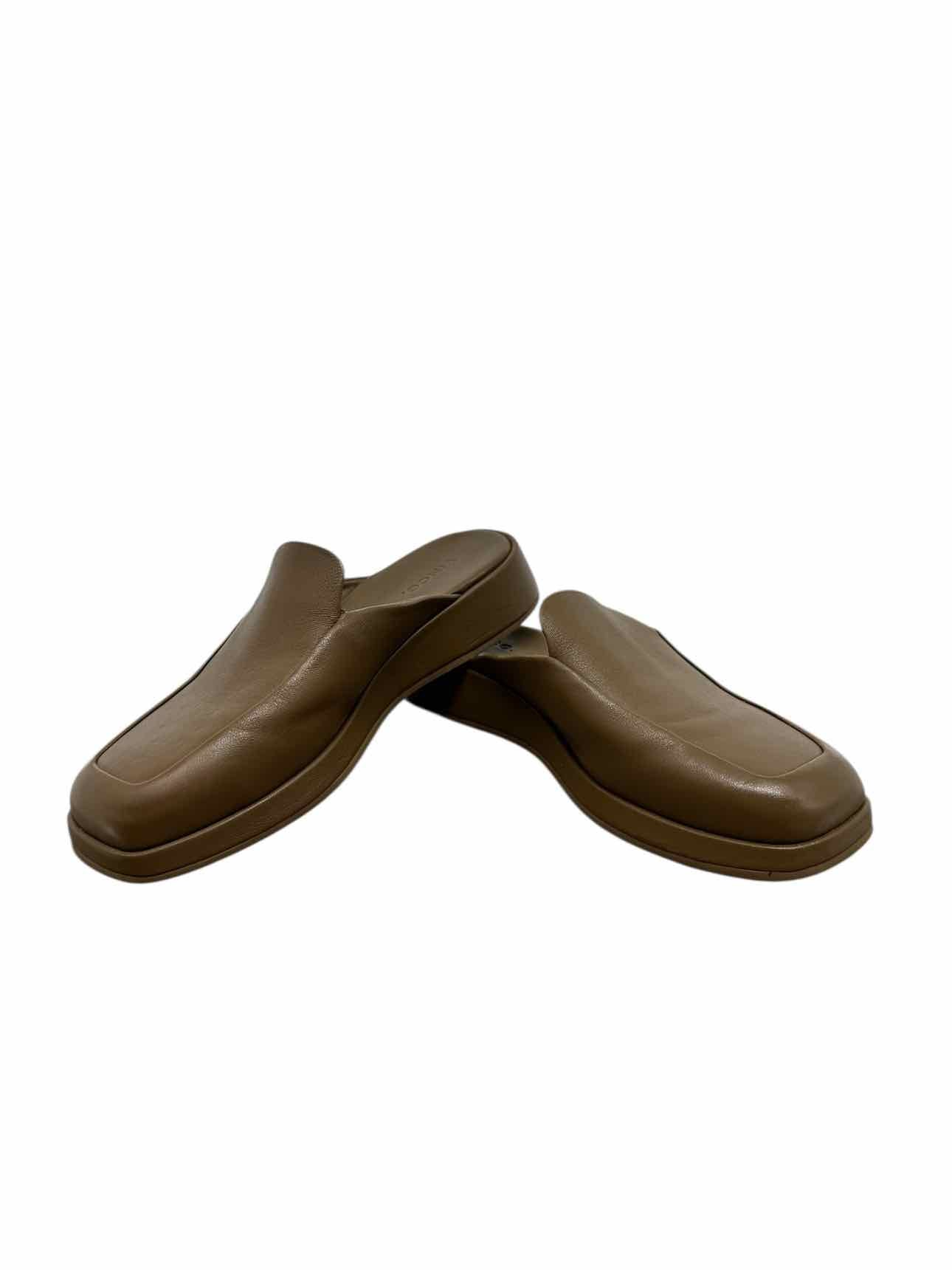 Vince Raquel Mules Olive Shoe Size 7.5