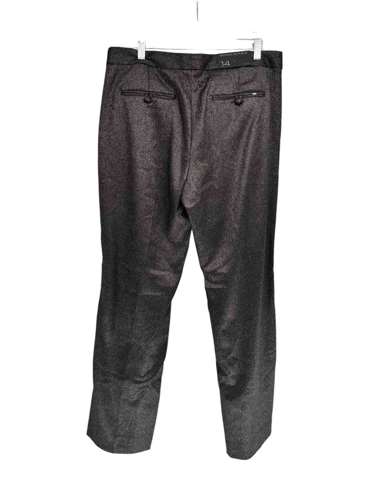 Banana Republic Black Logan Dress Pants Size 14 **NEW**