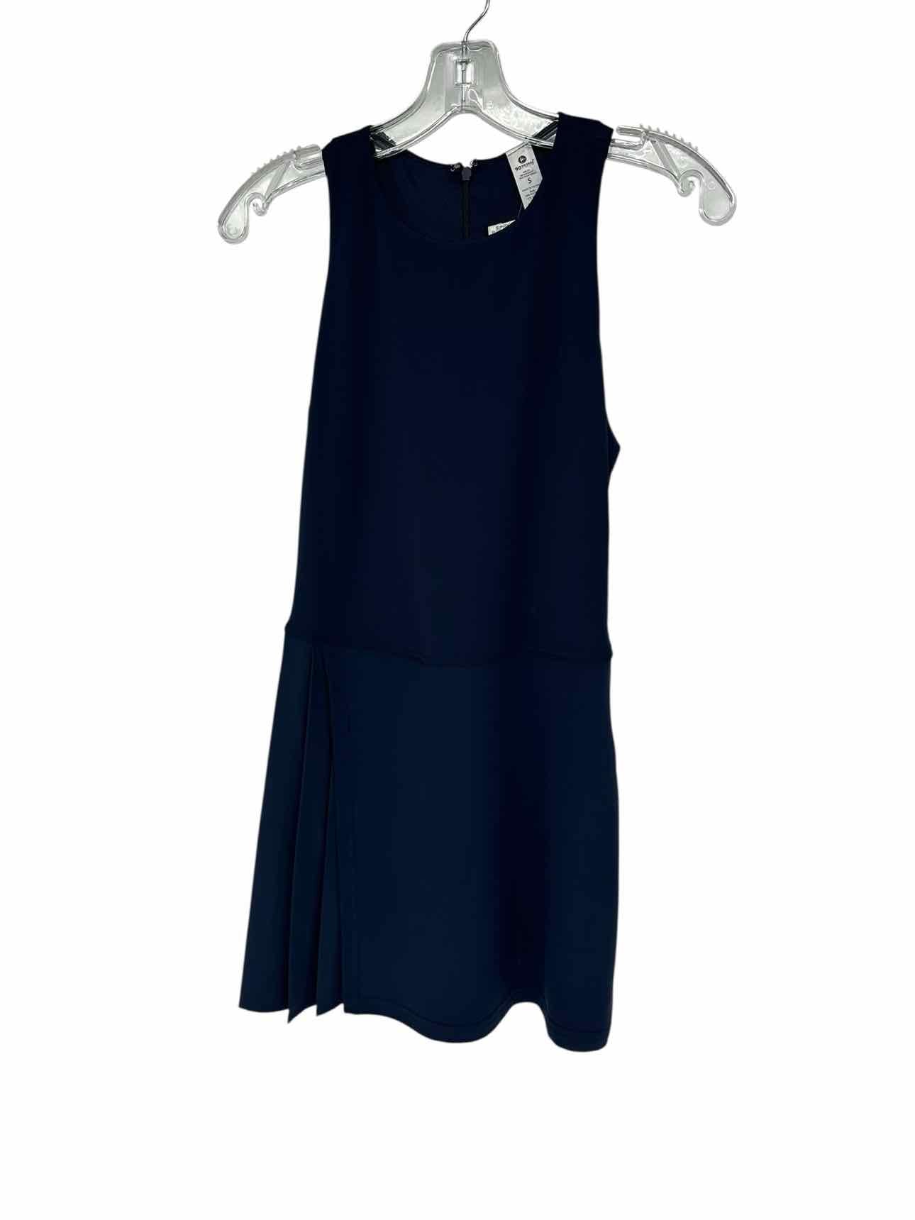 90 Degrees Airlux Renaissance Side Pleat Tennis Dress Navy Size S **NEW**