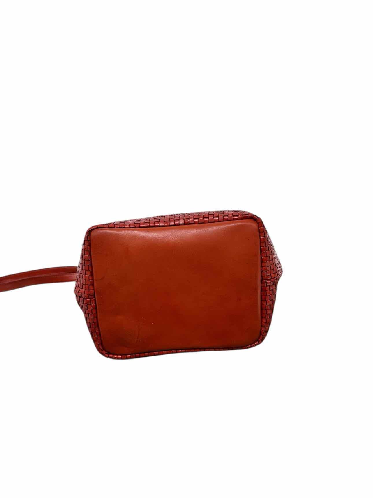 Valerie Stevens Rust Leather Satchel **NEW**