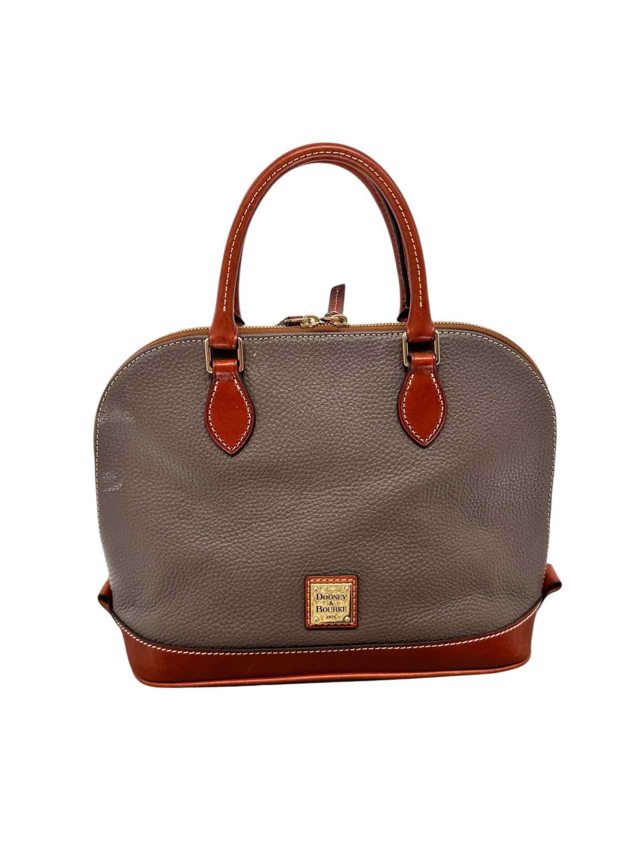 Dooney & Bourke Pebble Grain Zip Zip Satchel