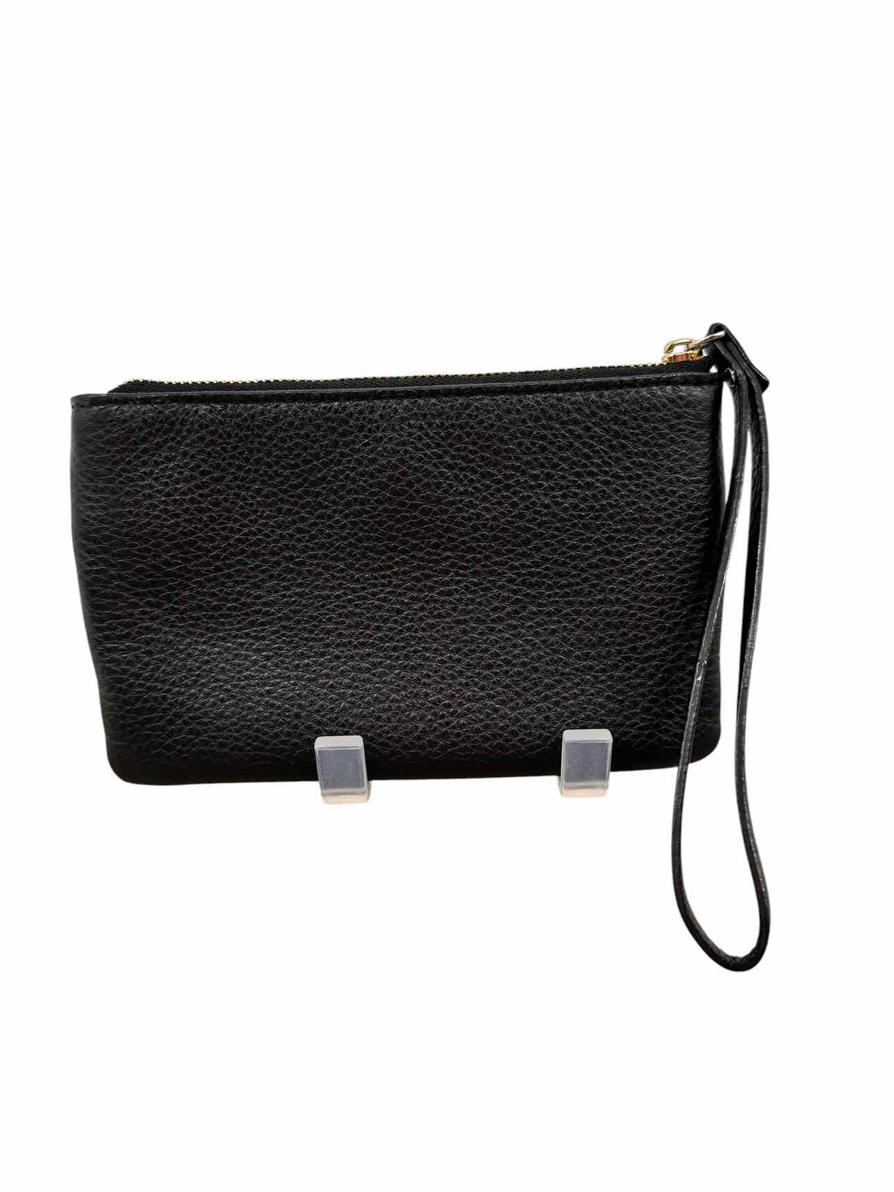 Kate Spade Black Leather Wristlet