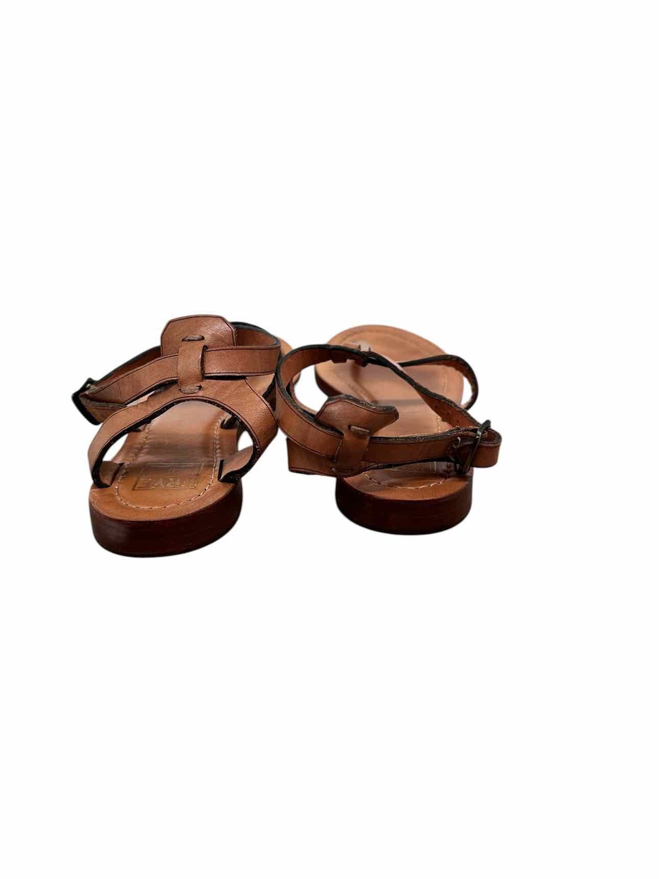 Taylor Tylor Ankle Strap Tan Sandals Shoe Size 7