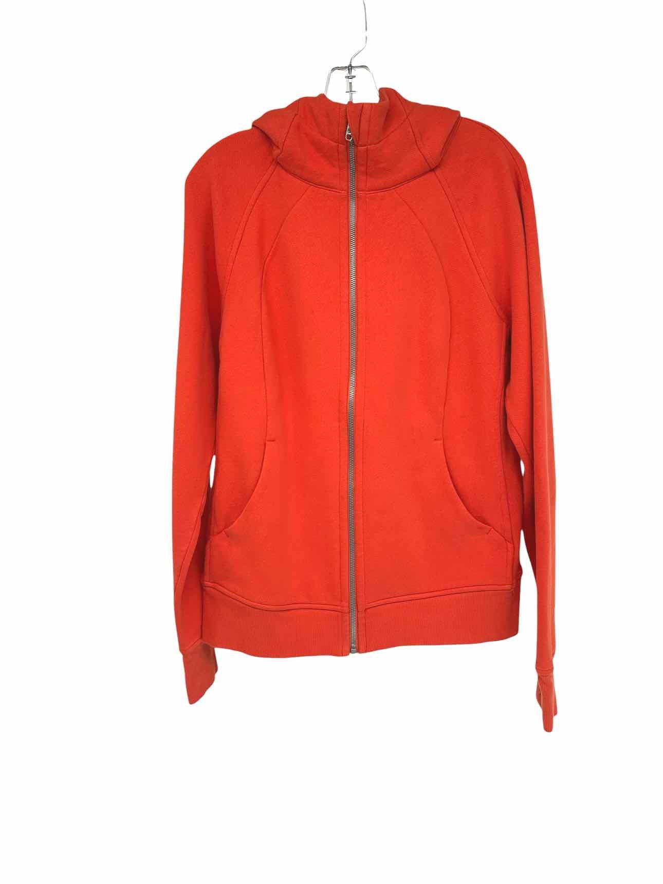 Lululemon Scuba Full Zip Orange Size 12