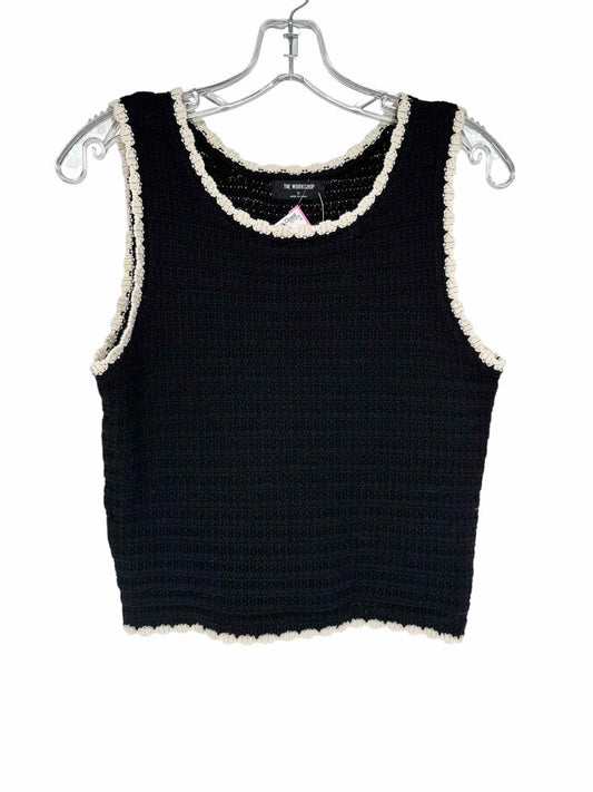 The Workshop Black Size S Sleeveless Sweater **NEW**