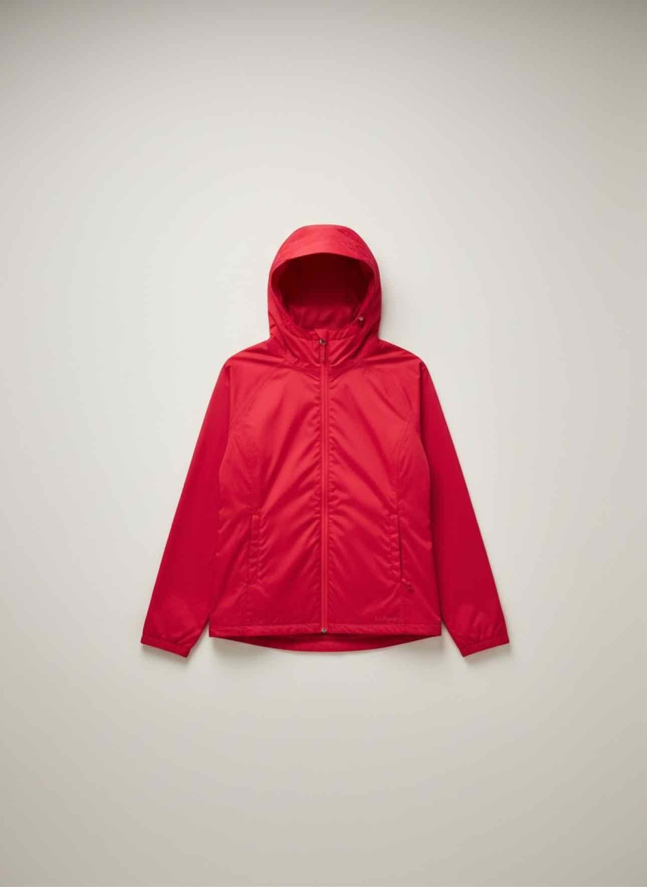 L.L.Bean Trail Model Rain Jacket Cherry Size M